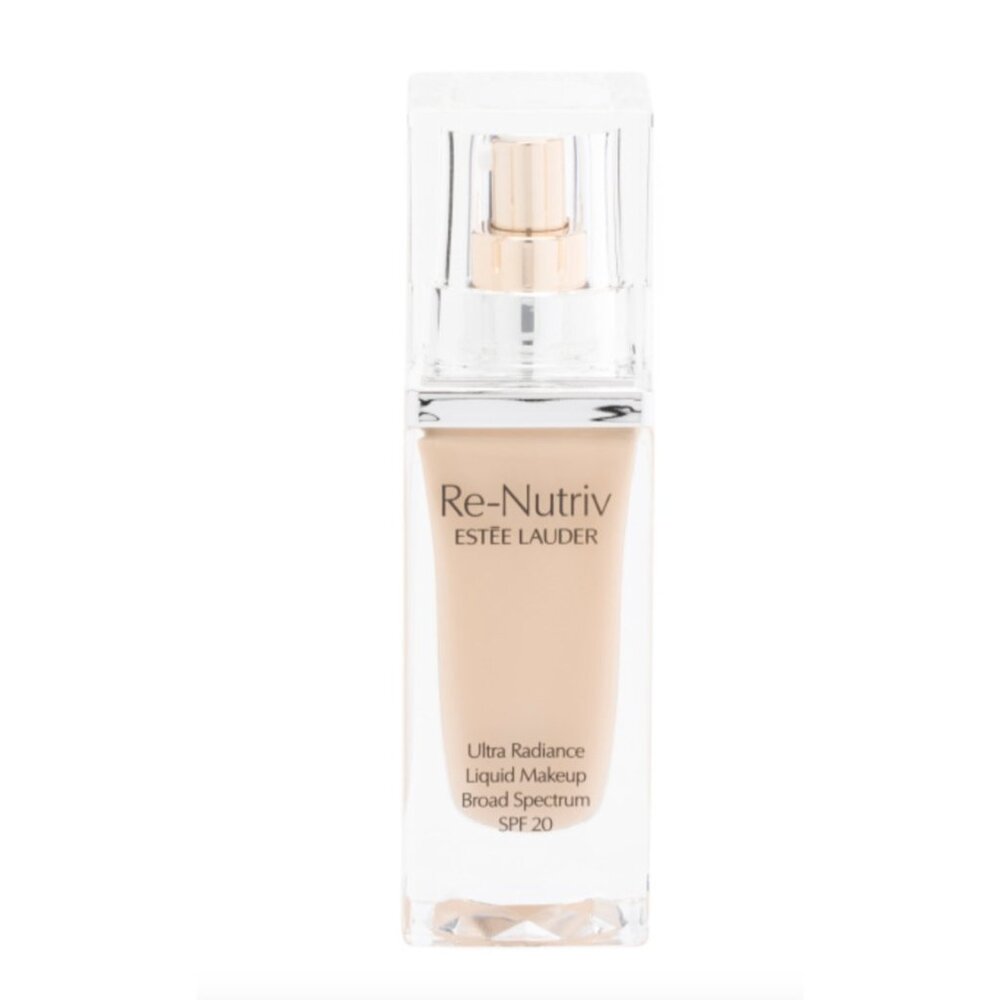 ESTEE LAUDER Spf 20 Renutriv Ultra Radiance Liquid Foundation 1 Fl Oz 1W1 Bone